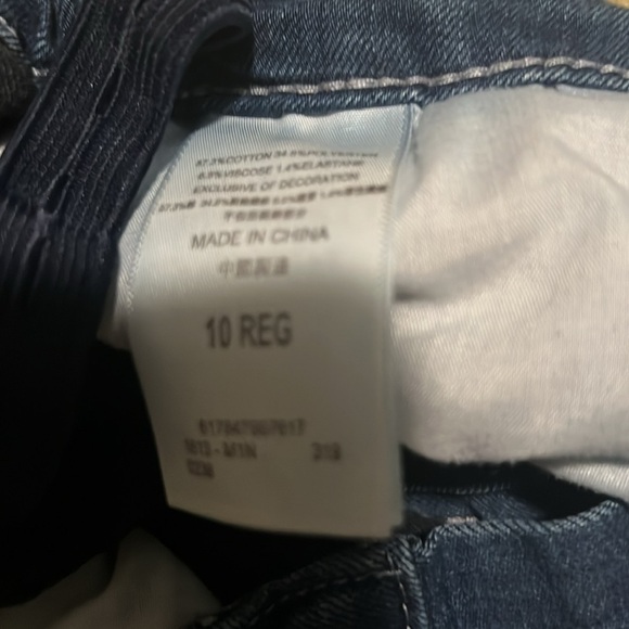 Levi’s kids youth 711 blue skinny jeans medium wash 10 regular - Picture 10 of 12